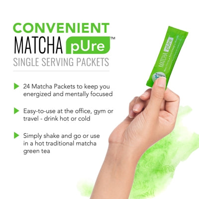 Matcha Packets To Go - 24 Single Packets