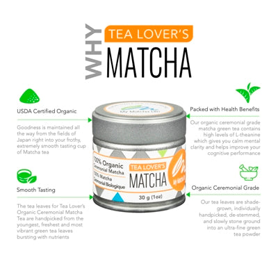 Tea Lover’s Organic Matcha Tea Set