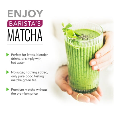 Barista's Premium Japanese Matcha Value Pouch (200g / 7 oz)