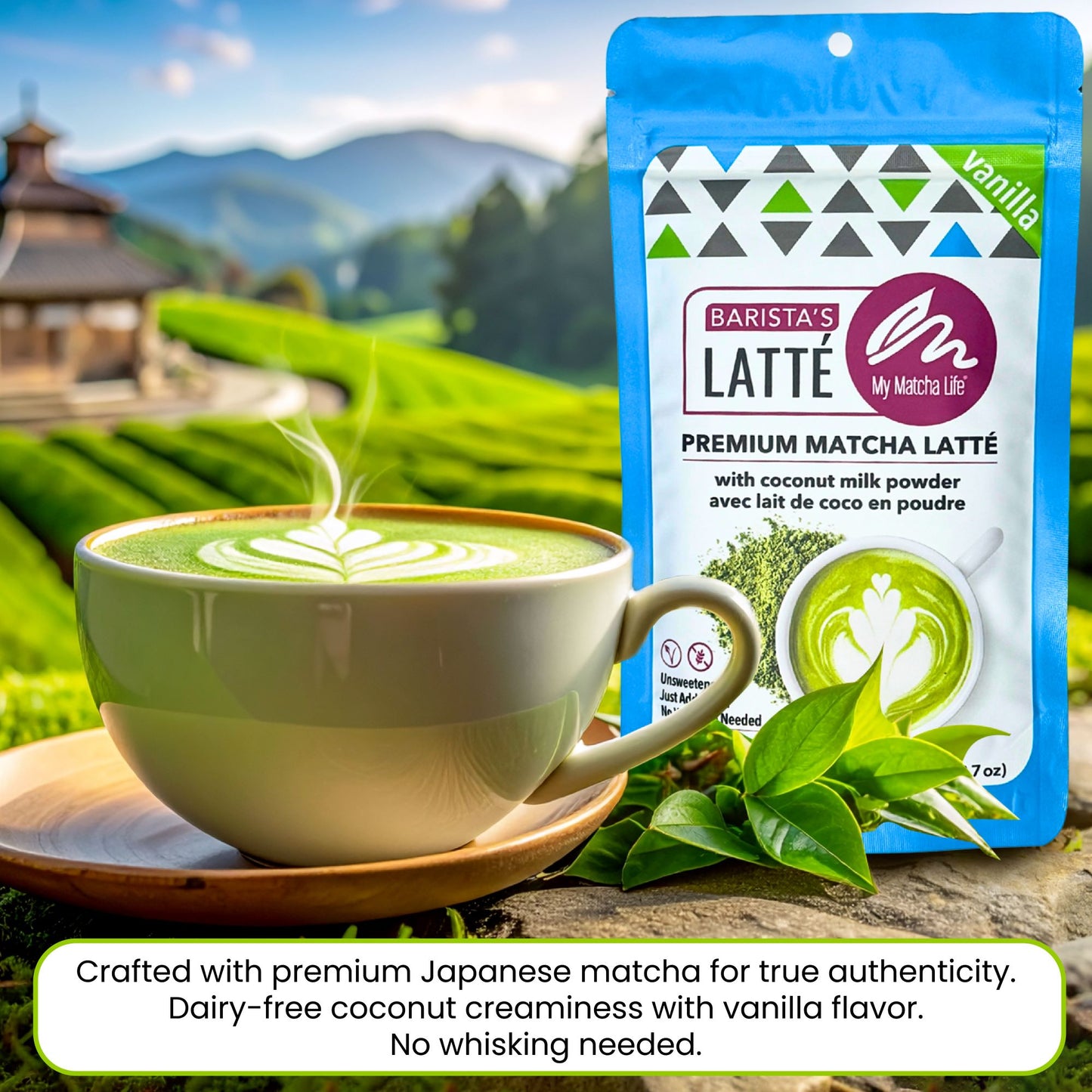 Barista's Matcha Latte 3.7 oz - Vanilla