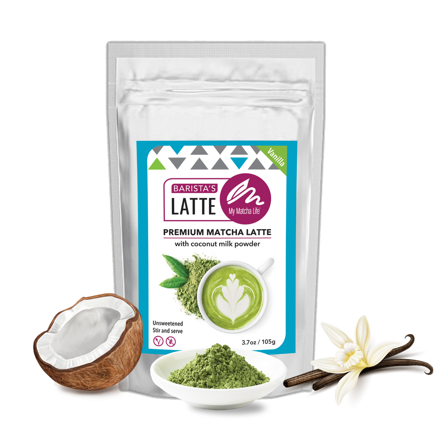 Barista's Premium Matcha Latte 3.7 oz