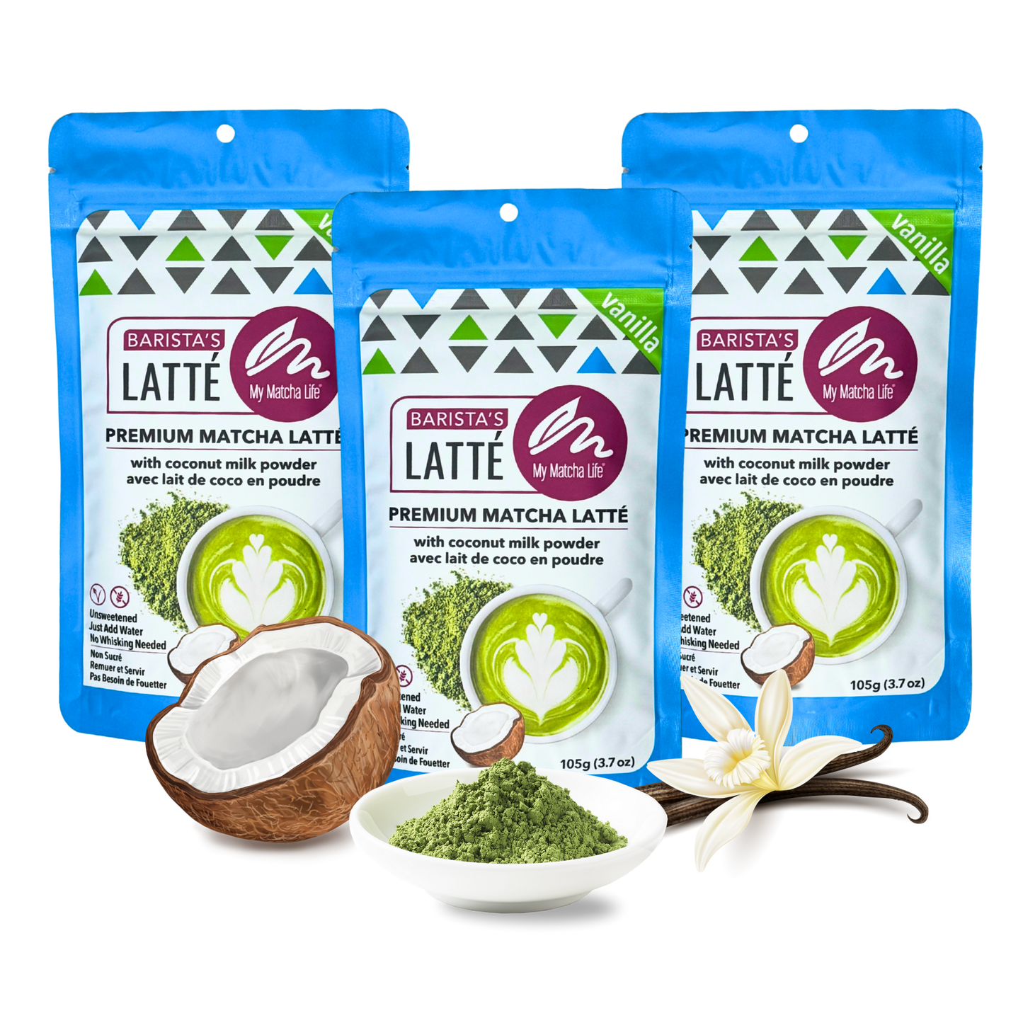 Barista's Matcha Latte Triple Bundle